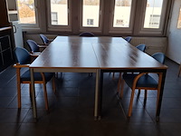 3x kantinetafel met 8x stoel - afbeelding 1 van  7