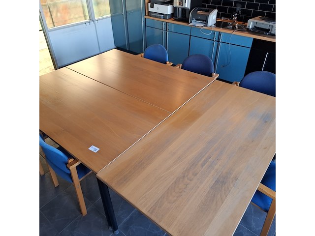 3x kantinetafel met 8x stoel - afbeelding 7 van  7
