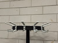 3x kapstok, van esch, zwart, staand - afbeelding 4 van  5