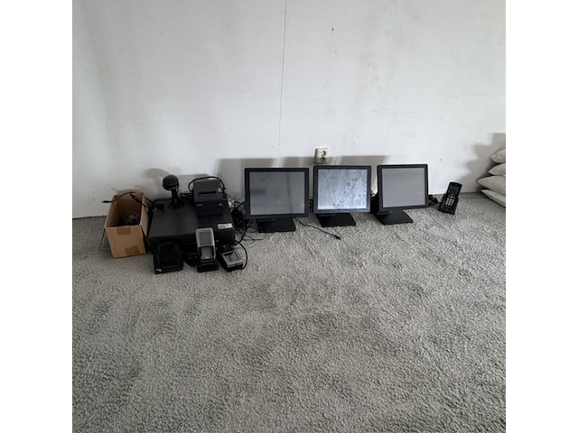3x kassacomputer met diverse toebehoren durapos, aio 100 - afbeelding 1 van  6
