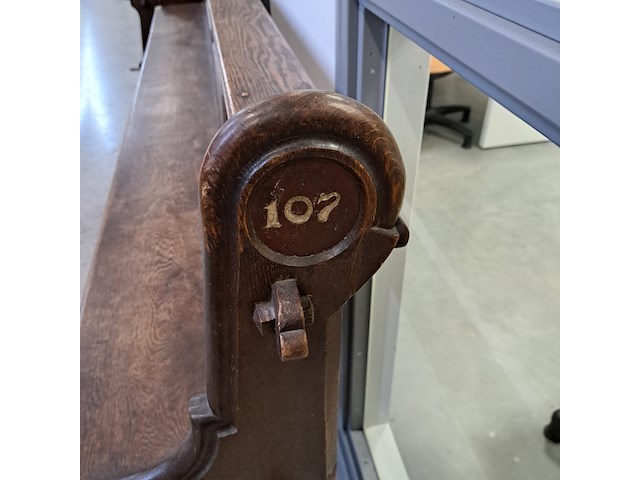 3x kerkbank - afbeelding 9 van  10