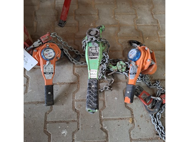 3x kettingtakel 2x eller - afbeelding 1 van  14