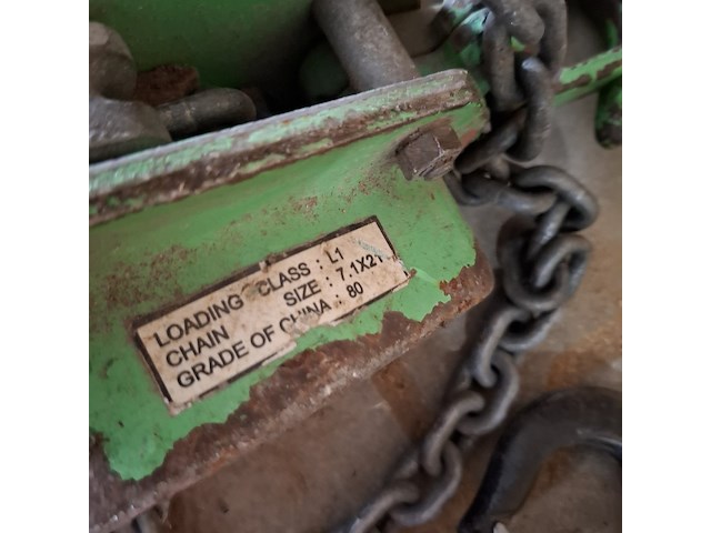 3x kettingtakel 2x eller - afbeelding 14 van  14