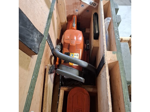 3x kettingzaag in transportkist, husqvarna, 359g - afbeelding 2 van  15