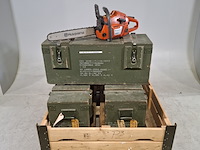 3x kettingzaag in transportkist, husqvarna, 359g