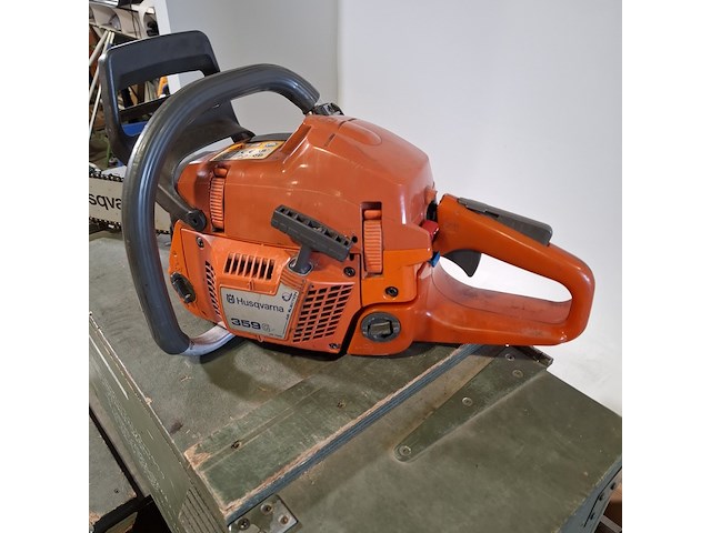 3x kettingzaag in transportkist, husqvarna, 359g - afbeelding 9 van  15