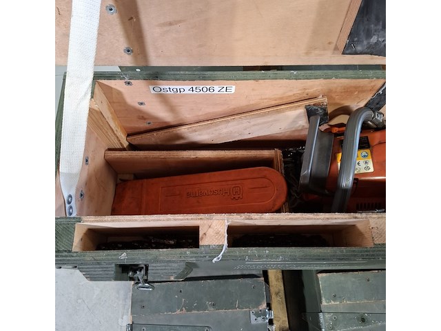 3x kettingzaag in transportkist, husqvarna, 359g - afbeelding 14 van  15