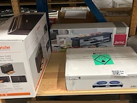 3x keukenapparatuur w.o. toastapparaat, buffelac, bartscher, spring