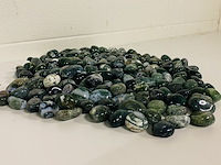 3x kilo agaat mos trommelstenen - afbeelding 1 van  4