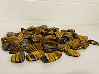 3x kilo tijgeroog met hematiet trommelstenen - afbeelding 1 van  5