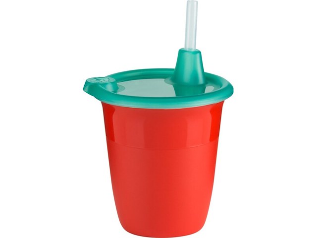 3x kinderdrinkbeker trudeau, 0581602 dierenmotief, rood, 250 ml - afbeelding 3 van  3