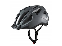 3x kinderfietshelm met achterlicht, crivit, antraciet - afbeelding 1 van  3