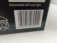 3x kinderfietshelm met achterlicht, crivit, antraciet - afbeelding 3 van  3