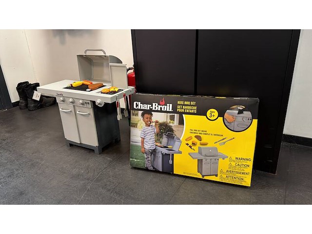 3x kinder/speelgoed bbq-set char broil - afbeelding 1 van  1