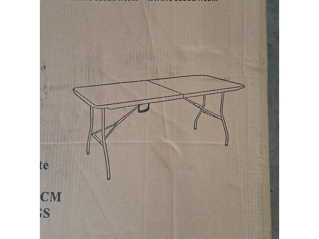 3x klaptafel, deuba - afbeelding 3 van  4