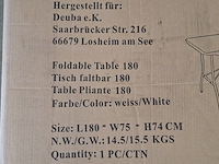 3x klaptafel, deuba - afbeelding 4 van  4