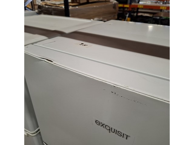 3x koelkast met vriesvak, exquisit, wit - afbeelding 8 van  18