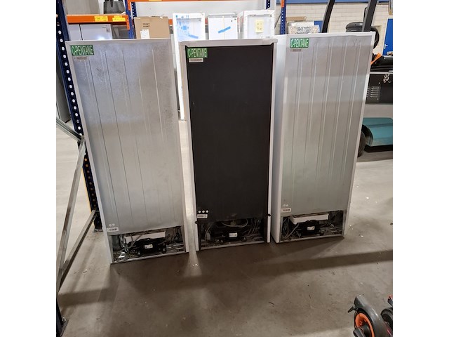 3x koelkast met vriesvak, exquisit, wit - afbeelding 12 van  18