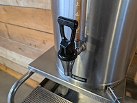 3x koffie- en/of drankencontainer op verrijdbare rvs-wagens, animo - afbeelding 7 van  17