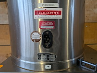 3x koffie- en/of drankencontainer op verrijdbare rvs-wagens, animo - afbeelding 9 van  17