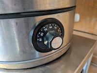 3x koffie- en/of drankencontainer op verrijdbare rvs-wagens, animo - afbeelding 13 van  17