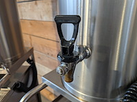 3x koffie- en/of drankencontainer op verrijdbare rvs-wagens, animo - afbeelding 16 van  17