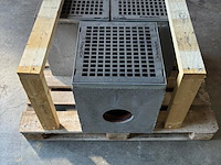3x kolk materiaal glasvezelversterkt beton incl. gietijzer rooster., hauraton faserfix point, ks40/40 - afbeelding 1 van  3
