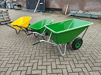 3x kruiwagens 90/90/160 liter - afbeelding 4 van  5