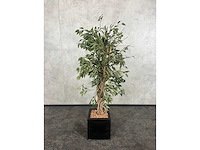 3x kunstplant in pot h150 - afbeelding 6 van  8