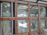 3x kunststof kozijn met glas antraciet - afbeelding 3 van  6
