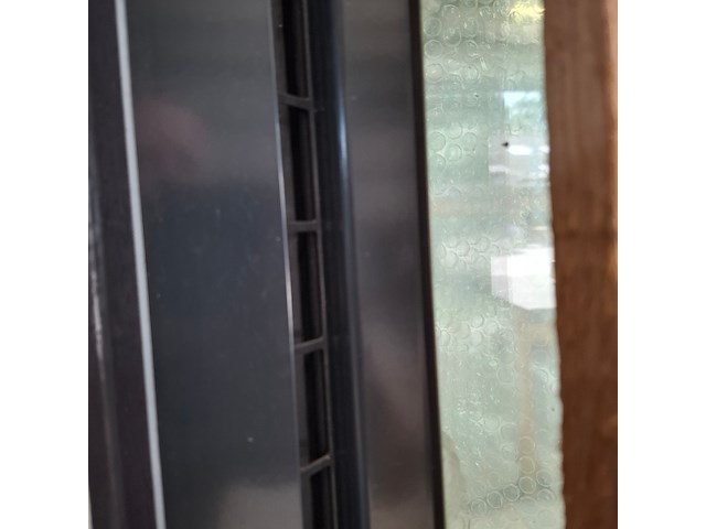 3x kunststof kozijn met glas antraciet - afbeelding 4 van  6