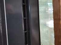 3x kunststof kozijn met glas antraciet - afbeelding 4 van  6