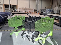 3x kunststof winkelwagen - afbeelding 1 van  8