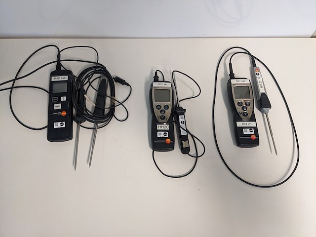 3x laboratorium thermometers, testo, ito - afbeelding 1 van  7