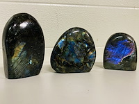 3x labradoriet gepolijste vrije vorm - afbeelding 1 van  4