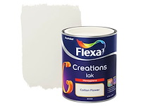 3x lak hoogglans flexa, creations, cotton flower, 750 ml - afbeelding 1 van  2