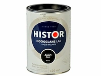 3x lak hoogglans histor, perfect finish, zwart, 1.25 liter - afbeelding 2 van  2