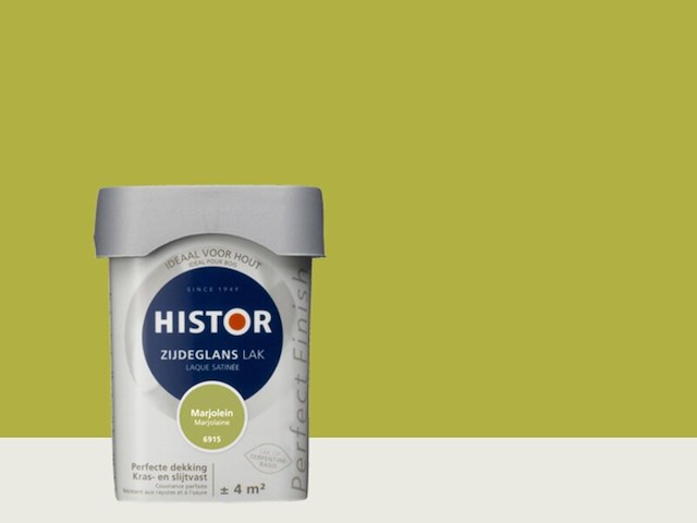 3x lak zijdeglans 0.25 liter histor, perfect finish, marjolein - afbeelding 1 van  2