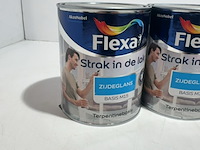 3x lakverf zijdeglans basis m15 flexa - afbeelding 2 van  3