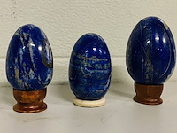 3x lapis lazuli eieren - afbeelding 1 van  4