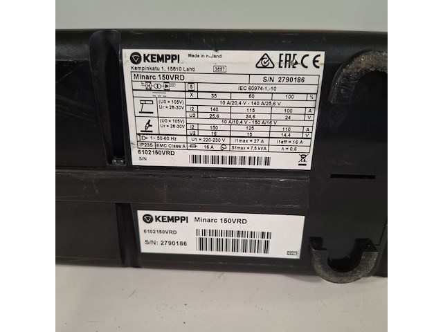 3x lasapparaat, kemppi, minarc 150 - afbeelding 7 van  9