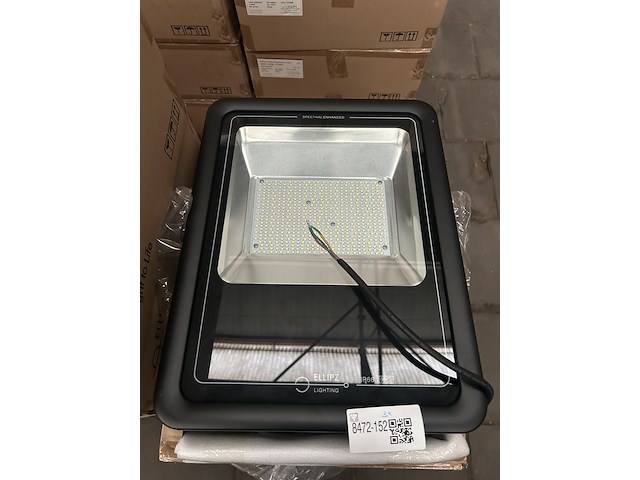 3x led flood light/bouwlamp 150w 5700k ip66 ellipz lighting - afbeelding 1 van  5