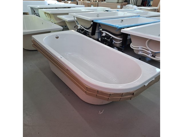 3x ligbad signatuur, wit - afbeelding 1 van  6