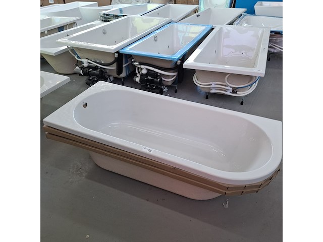 3x ligbad signatuur, wit - afbeelding 2 van  6