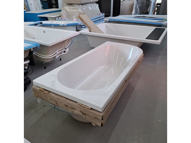 3x ligbad signatuur, wit - afbeelding 3 van  6