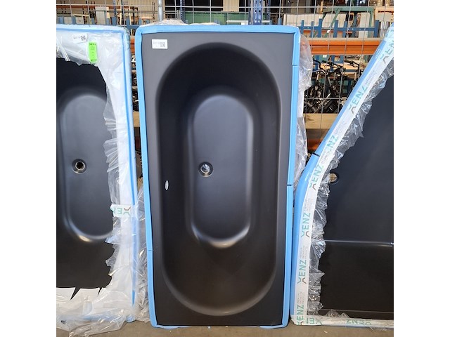 3x ligbad, xenz, madeira, mat zwart - afbeelding 1 van  4