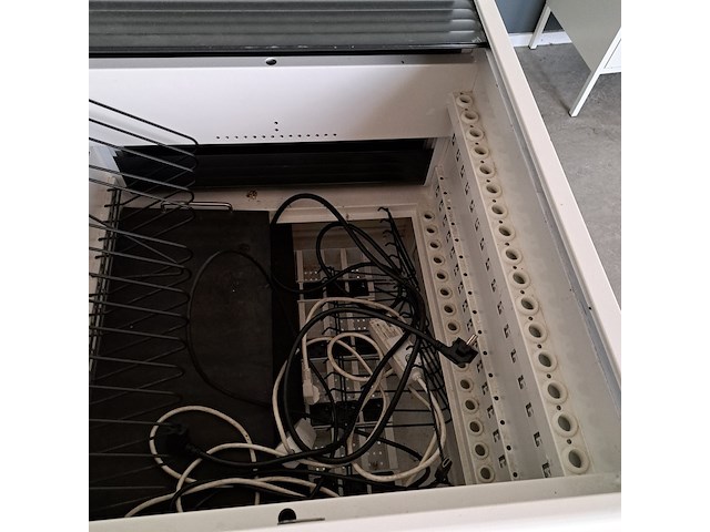 3x (locatie deventer) laptopkar, leren, drg32h1, wit - afbeelding 5 van  9