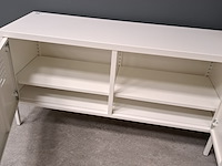 3x (locatie deventer) metalen dressoirkasten, ikea, wit - afbeelding 3 van  4