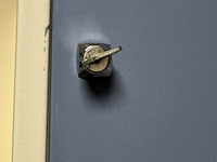 3x lockerkast en pedaalemmer, blauw/grijs - afbeelding 2 van  3