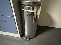 3x lockerkast en pedaalemmer, blauw/grijs - afbeelding 3 van  3